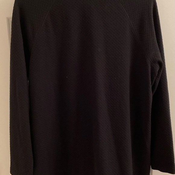 J. Jill Textured Tunic - Size Large - Black - Picture 8 of 9
